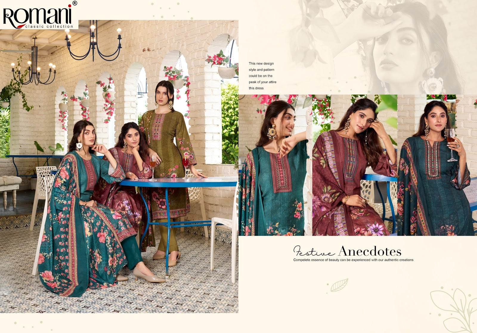 Nafisa Romani Cotton Karachi Salwar Suits Wholesale