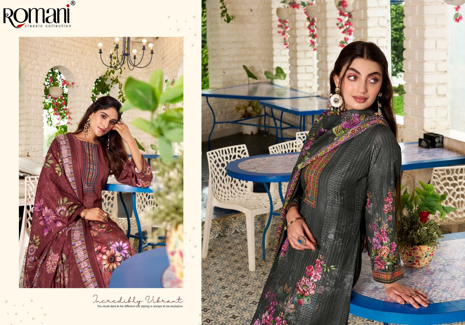 Nafisa Romani Cotton Karachi Salwar Suits Wholesale