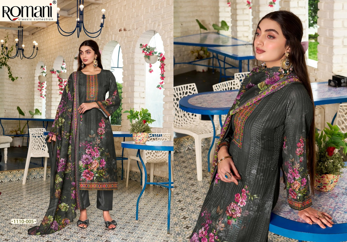 Nafisa Romani Cotton Karachi Salwar Suits Wholesale