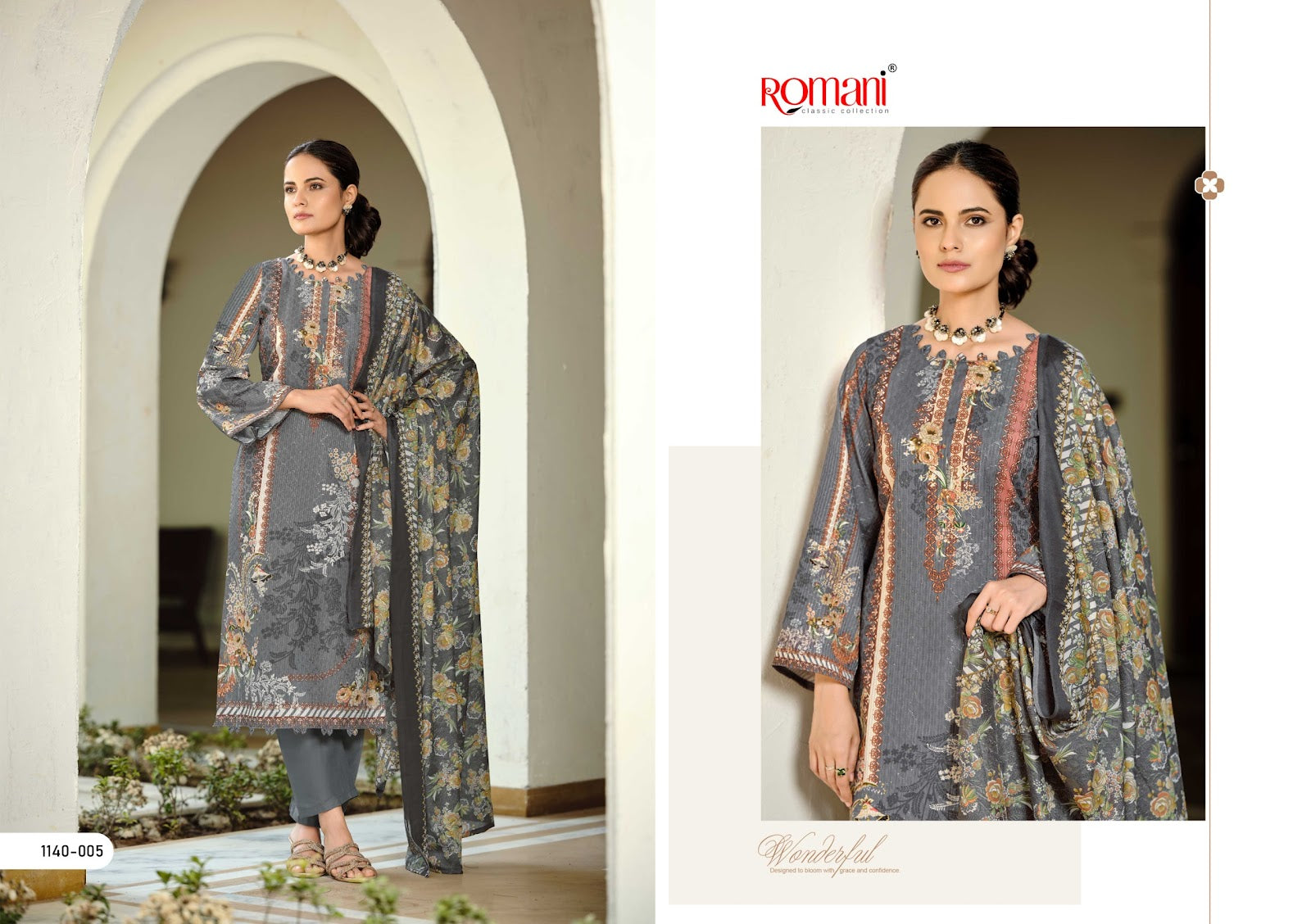 Nafisa Vol 2 Romani Cotton Karachi Salwar Suits Exporter