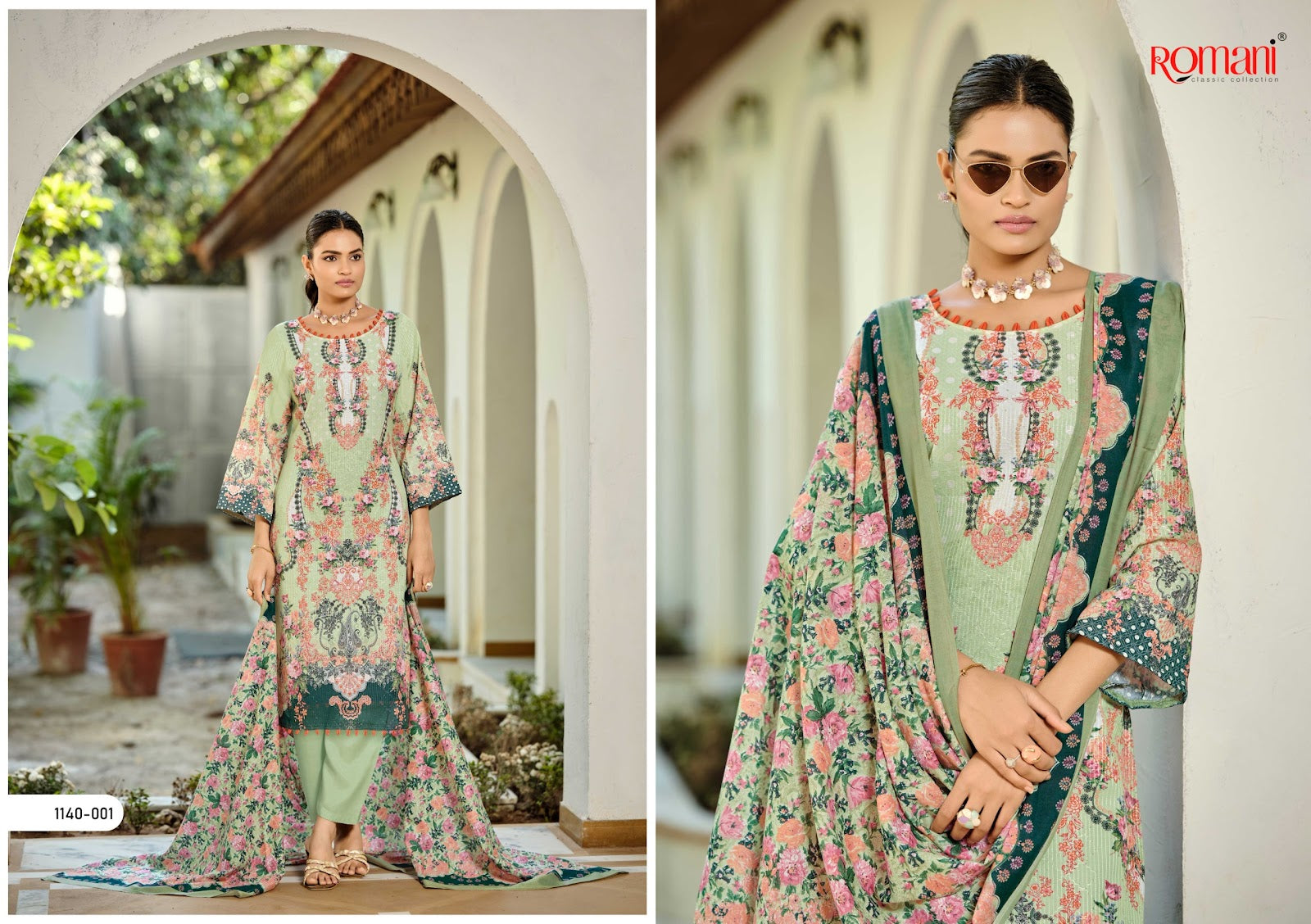 Nafisa Vol 2 Romani Cotton Karachi Salwar Suits Exporter