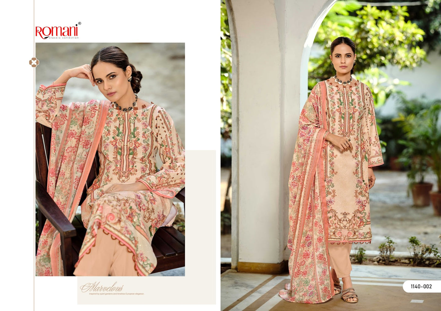 Nafisa Vol 2 Romani Cotton Karachi Salwar Suits Exporter