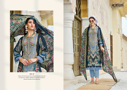 Nafisa Vol 3 Romani Mix Cotton Karachi Salwar Suits Manufacturer Gujarat
