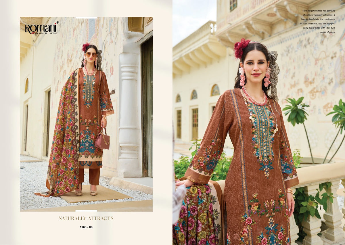 Nafisa Vol 3 Romani Mix Cotton Karachi Salwar Suits Manufacturer Gujarat