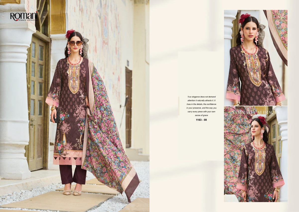 Nafisa Vol 3 Romani Mix Cotton Karachi Salwar Suits Manufacturer Gujarat