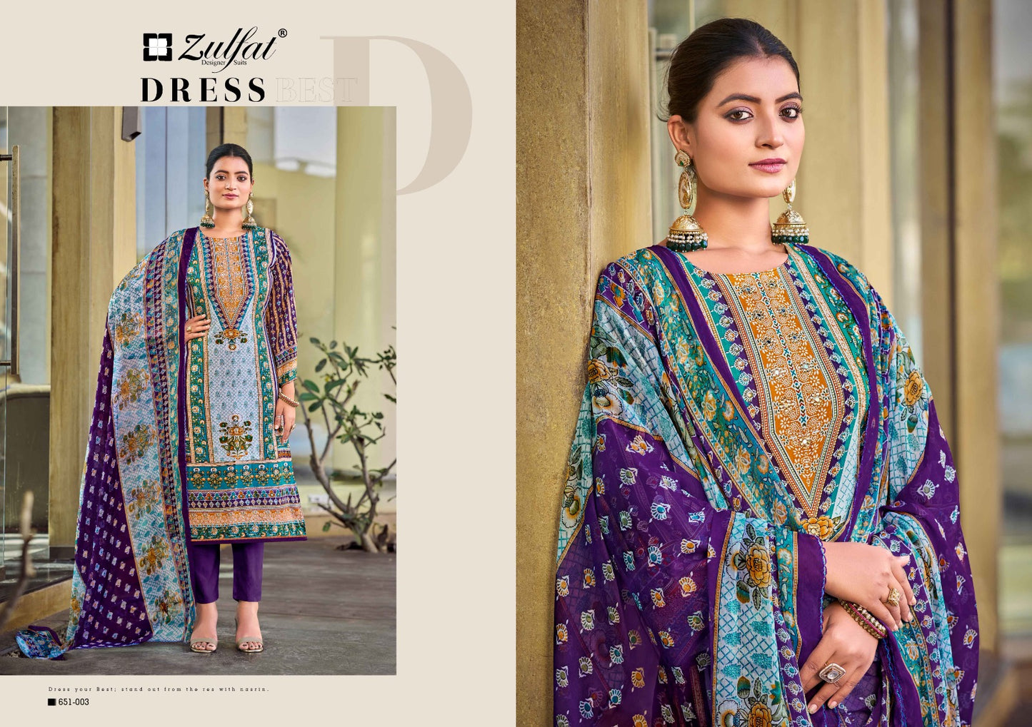 Nafisa Zulfat Designer Pure Viscose Karachi Salwar Suits Exporter