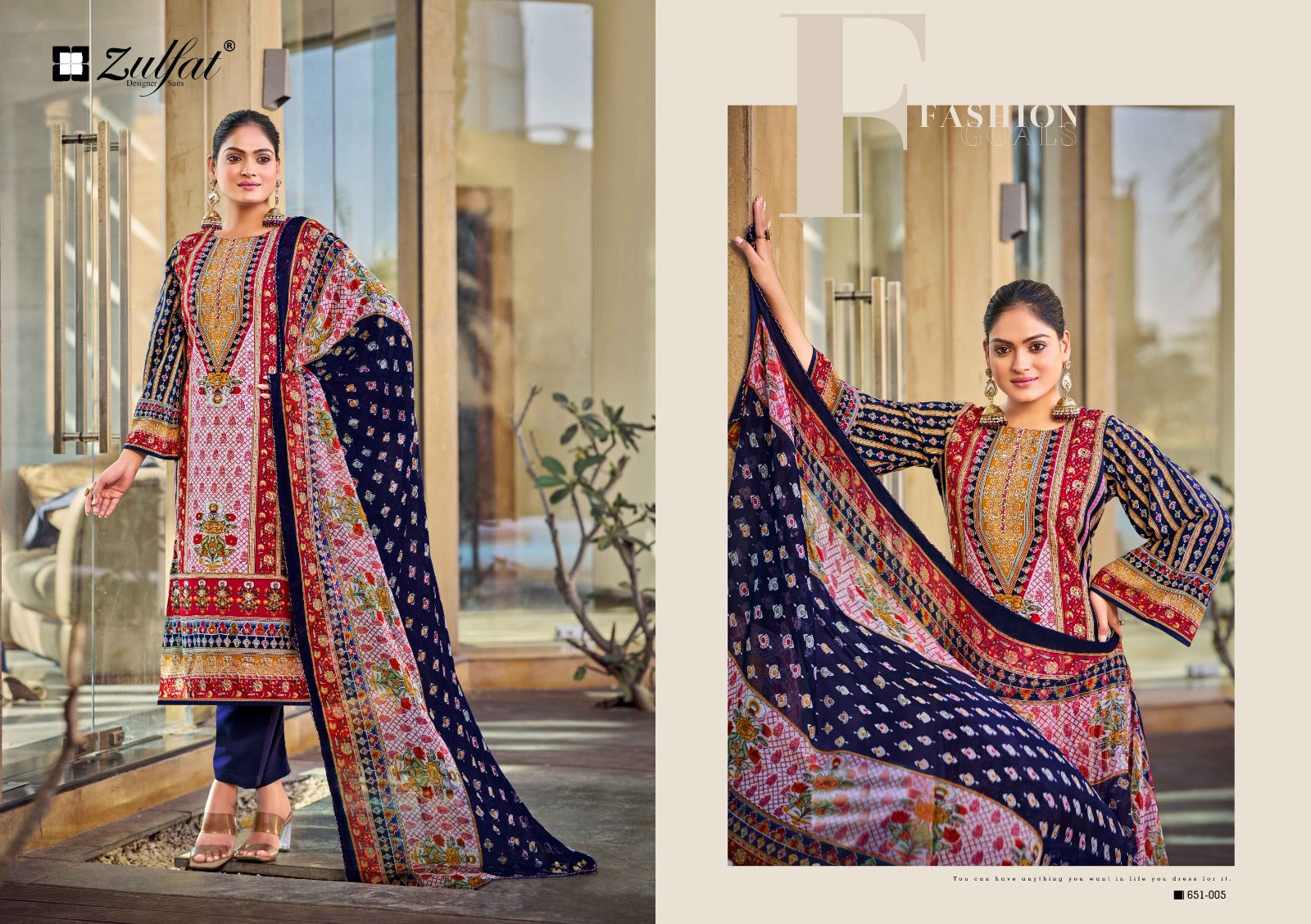 Nafisa Zulfat Designer Pure Viscose Karachi Salwar Suits Exporter