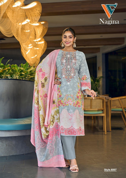 Nagina Vol 6 Vandana Creation Cotton Karachi Salwar Suits Exporter
