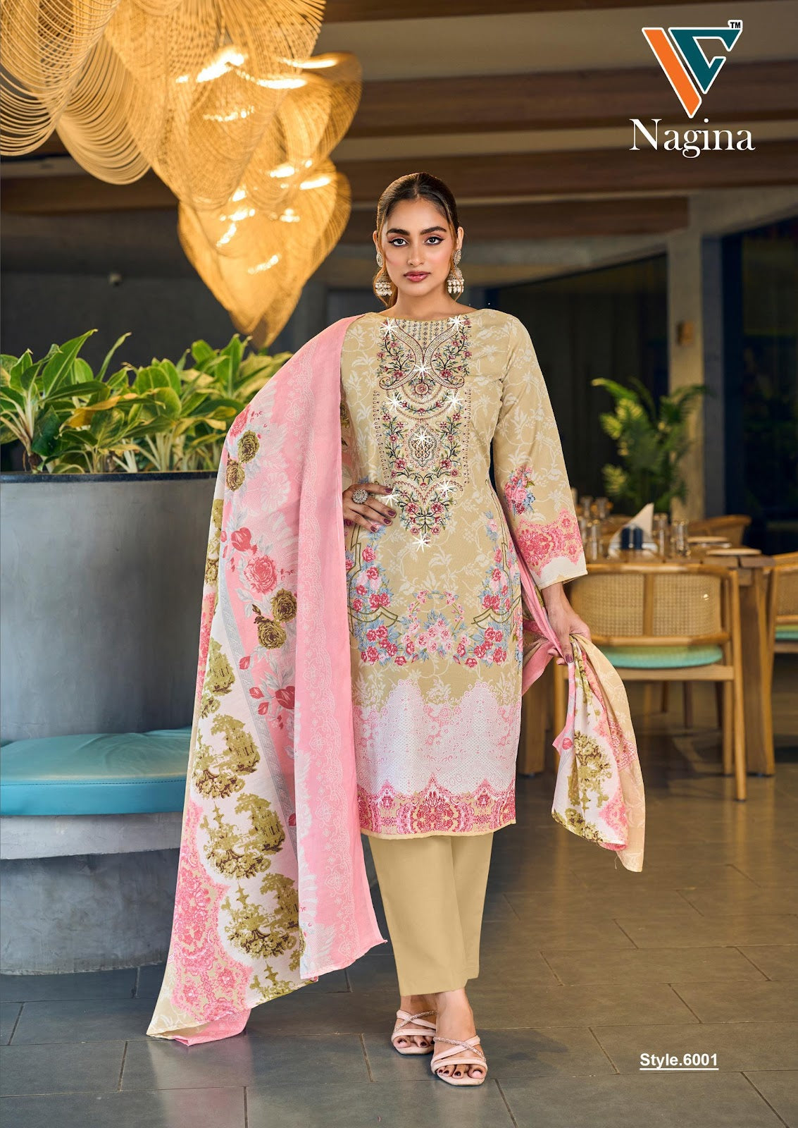 Nagina Vol 6 Vandana Creation Cotton Karachi Salwar Suits Exporter