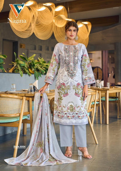 Nagina Vol 6 Vandana Creation Cotton Karachi Salwar Suits Exporter