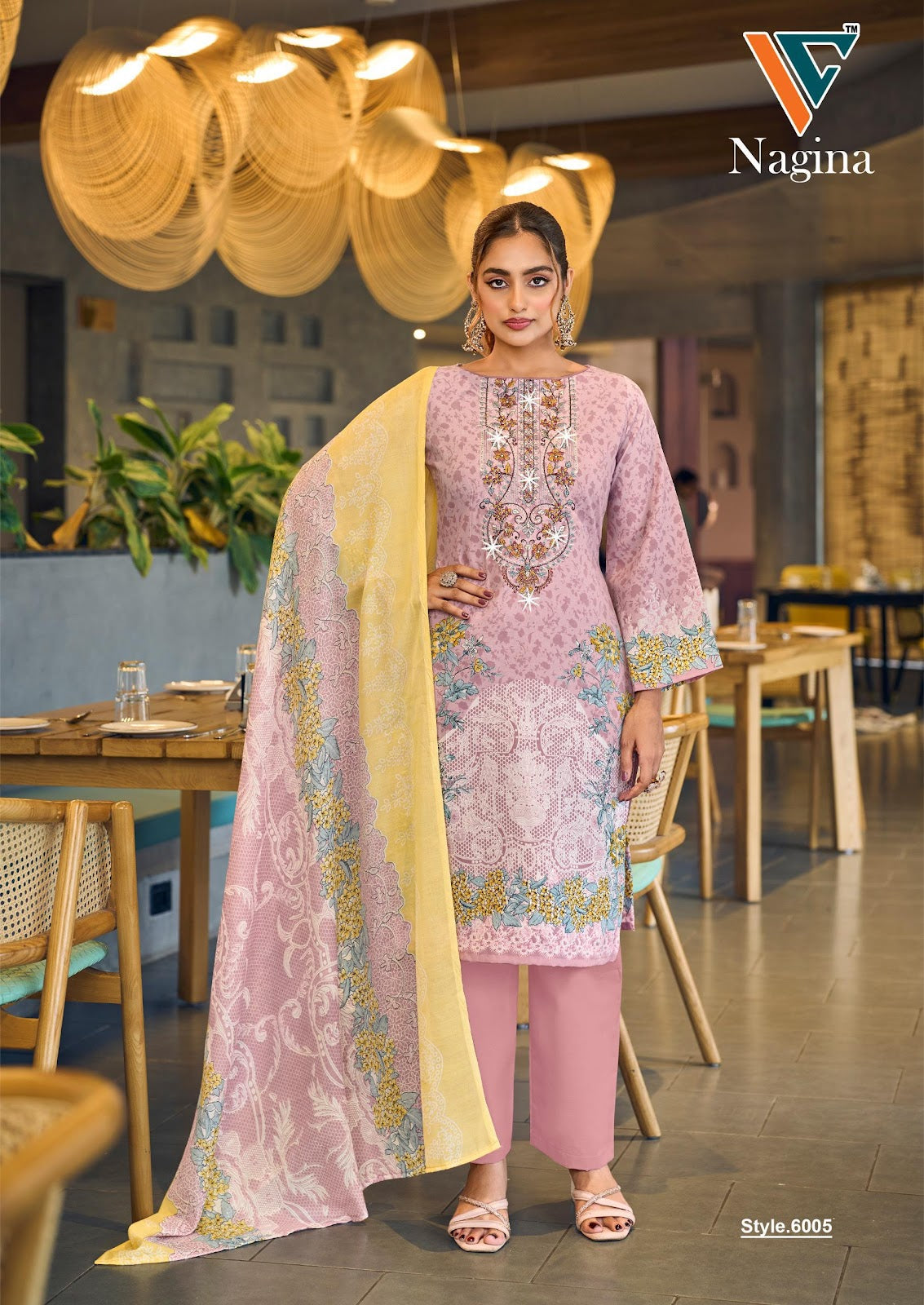 Nagina Vol 6 Vandana Creation Cotton Karachi Salwar Suits Exporter