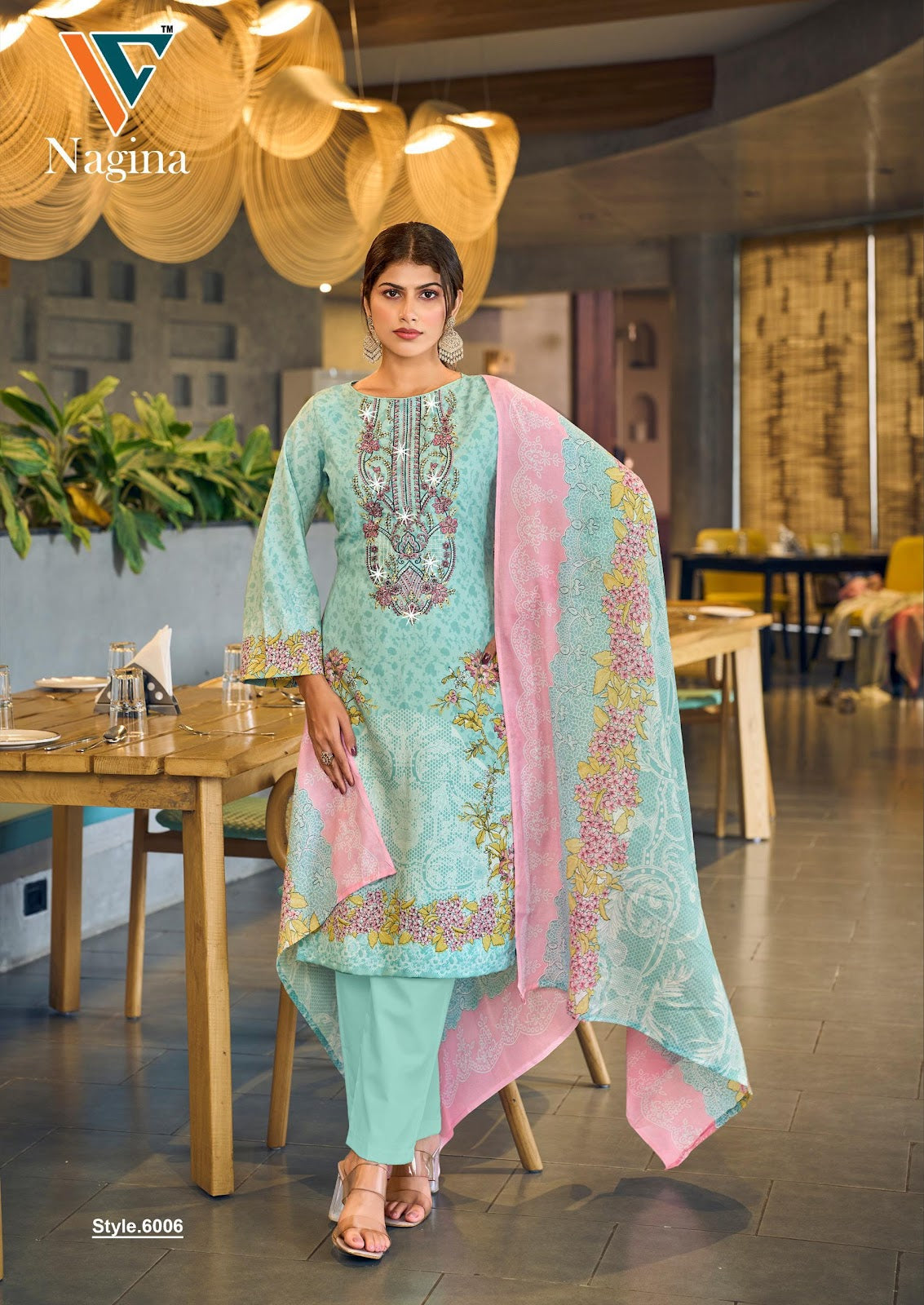 Nagina Vol 6 Vandana Creation Cotton Karachi Salwar Suits Exporter