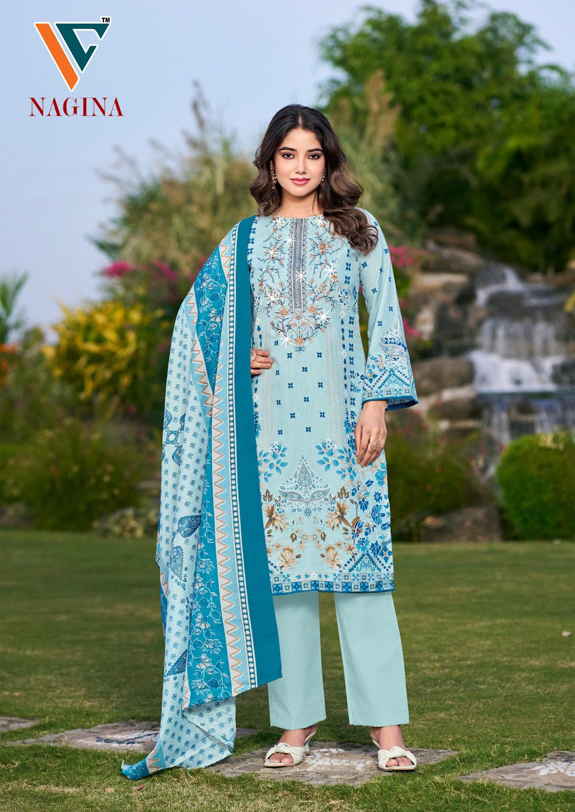 Nagina Vol 8 Vandana Creation Cotton Karachi Salwar Suits Supplier Ahmedabad