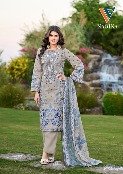 Nagina Vol 8 Vandana Creation Cotton Karachi Salwar Suits Supplier Ahmedabad