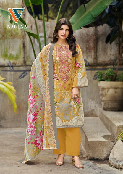 Nagina Vol 9 Vandana Creation Cotton Karachi Salwar Suits Manufacturer India