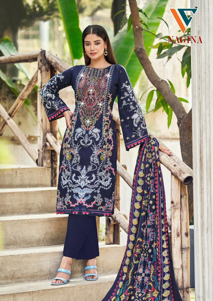 Nagina Vol 9 Vandana Creation Cotton Karachi Salwar Suits Manufacturer India