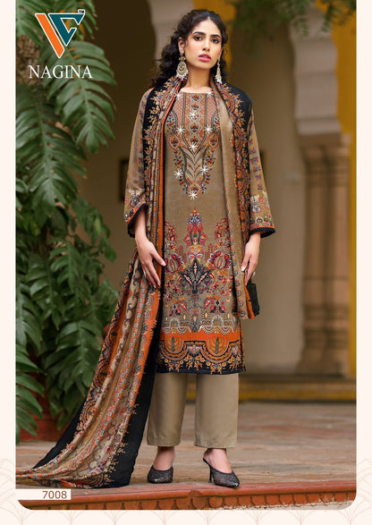 Nagina? Vol 7 Vandana Creation Cotton Karachi Salwar Suits Exporter Gujarat
