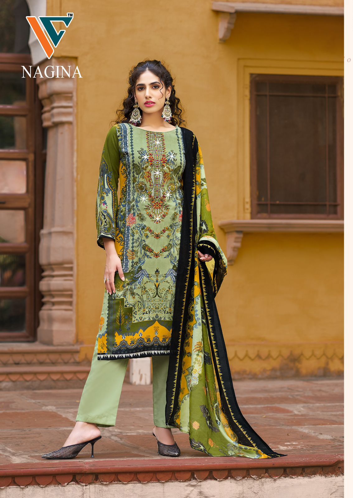 Nagina? Vol 7 Vandana Creation Cotton Karachi Salwar Suits Exporter Gujarat