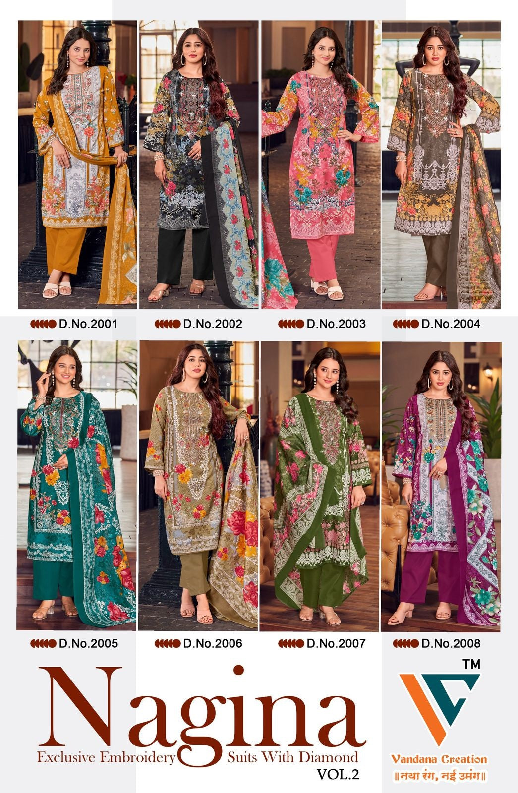 Nagina?? Vol 2 Vandana Creation Cotton Karachi Salwar Suits Exporter India