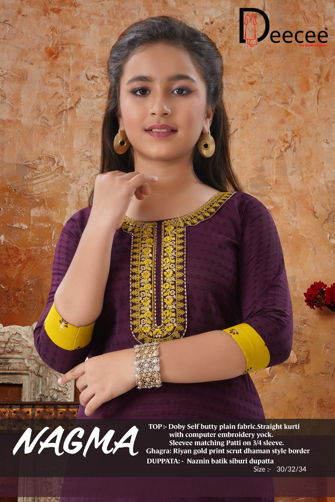 Nagma Deecee Dobby Girls Readymade Skirt Style Suits Manufacturer India