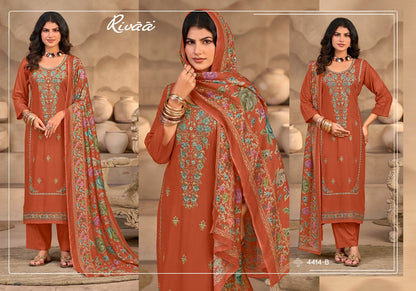 Nagma Rivaa Viscose Pashmina Suits Supplier