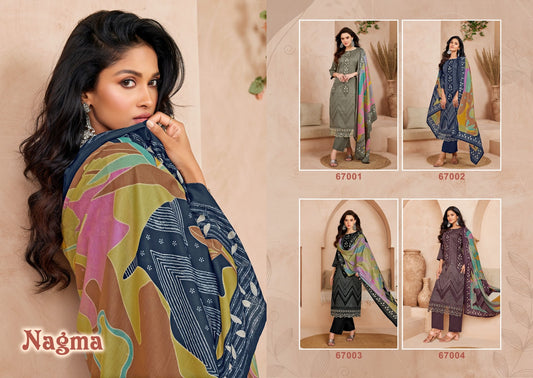 Nagma Vp Jam Cotton Pant Style Suits Exporter Ahmedabad