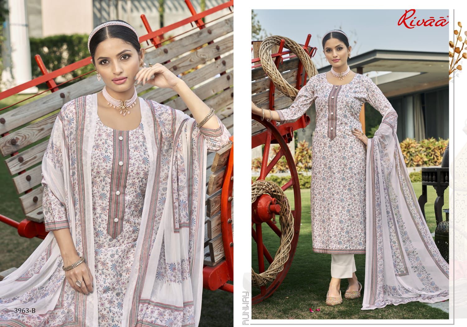 Naina 3 Rivaa Cotton Pant Style Suits Manufacturer