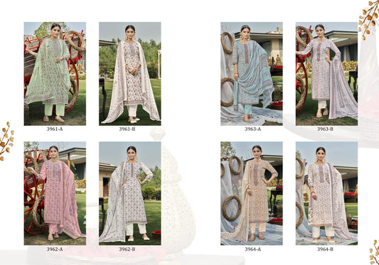 Naina 3 Rivaa Cotton Pant Style Suits Manufacturer