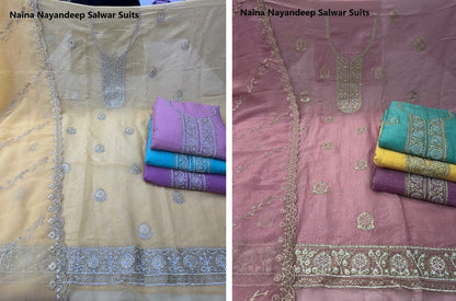 Naina Nayandeep Silk Salwar Suits Manufacturer Gujarat