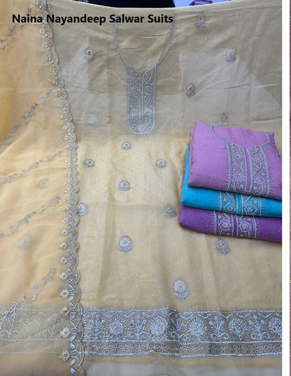 Naina Nayandeep Silk Salwar Suits Manufacturer Gujarat