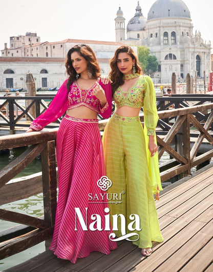 Naina Sayuri Pure Viscose Indo Western Pair Wholesale Rate