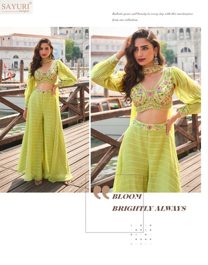 Naina Sayuri Pure Viscose Indo Western Pair Wholesale Rate