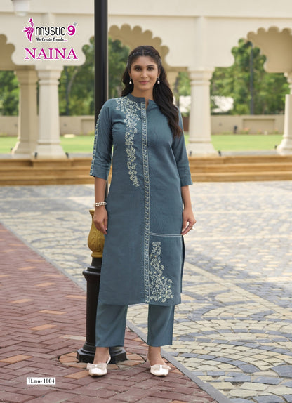 Naina Vol 1 Mystic 9 Vertican Co Ord Set Supplier
