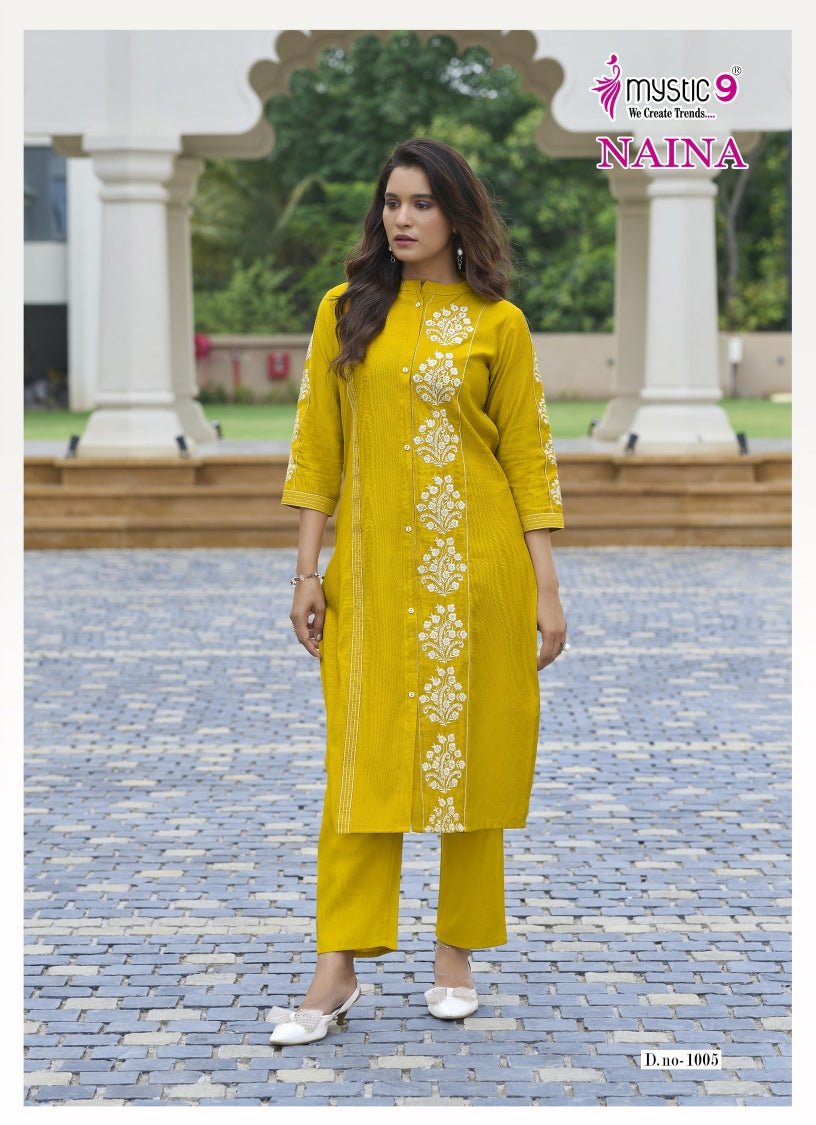 Naina Vol 1 Mystic 9 Vertican Co Ord Set Supplier