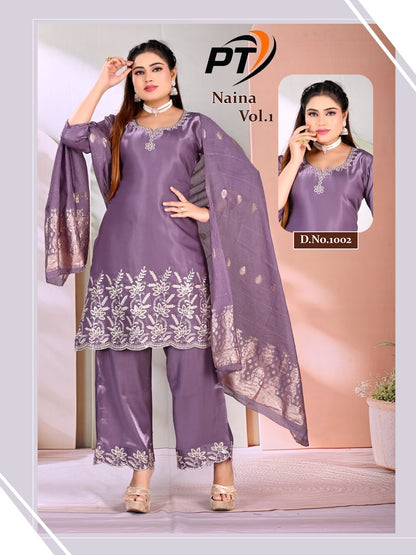 Naina Vol 1 Pt Sartin Readymade Plazzo Style Suits Exporter Ahmedabad