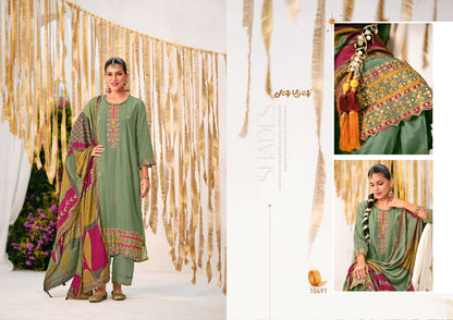 Nainaksh Jay Vijay Bemberg Muslin Pant Style Suits Supplier India