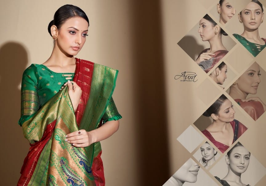 Nainika Cotton Aura Sarees