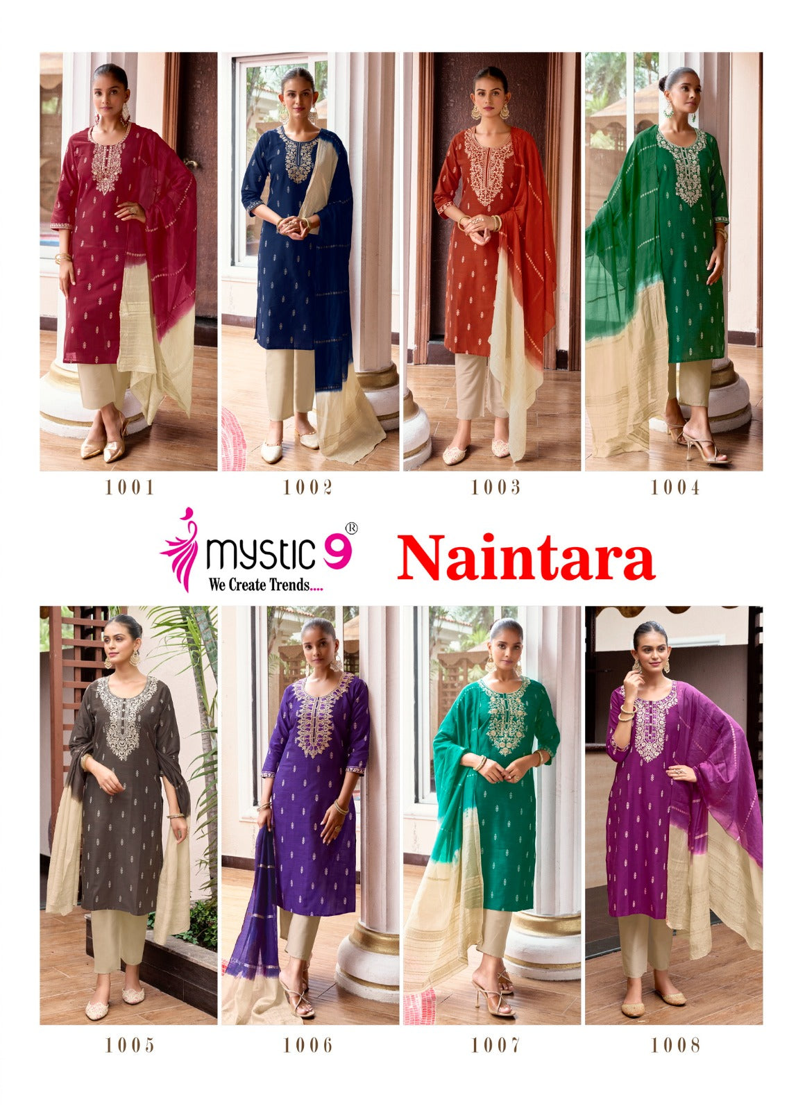 Naintara Mystic 9 Banglori Silk Readymade Pant Style Suits Manufacturer