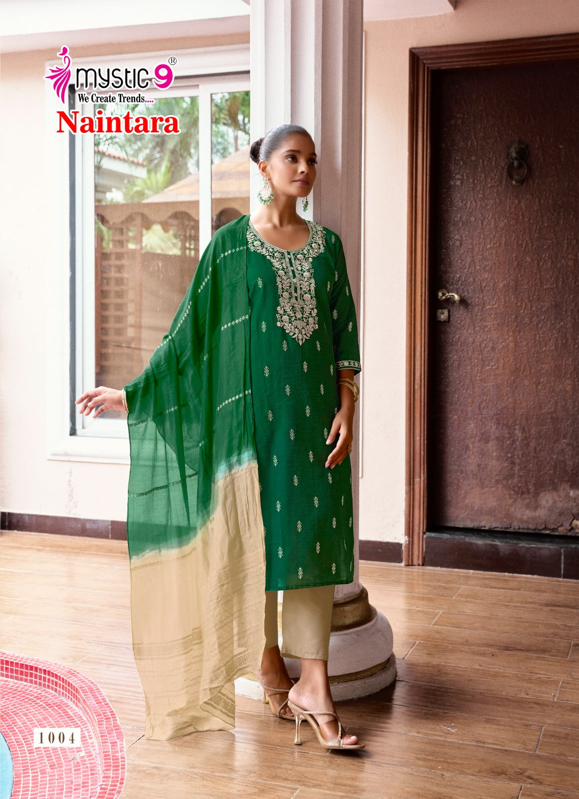 Naintara Mystic 9 Banglori Silk Readymade Pant Style Suits Manufacturer