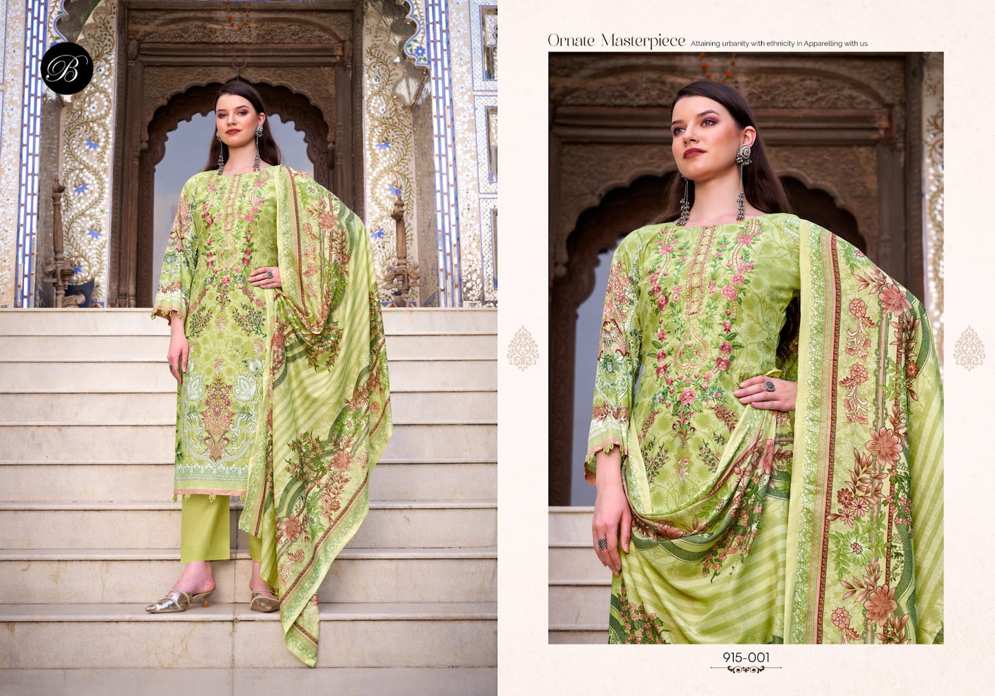 Naira 122 Belliza Designer Studio Cotton Karachi Salwar Suits Manufacturer India