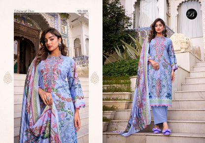 Naira 122 Belliza Designer Studio Cotton Karachi Salwar Suits Manufacturer India