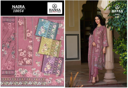 Naira 18054 Hansa Prints Muslin Pant Style Suits Manufacturer