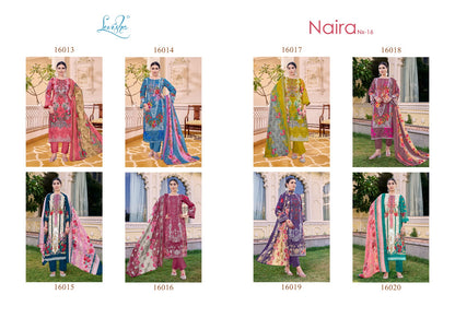 Naira Nx Vol 16 Levisha Cambric Cotton Karachi Salwar Suits Wholesale Price