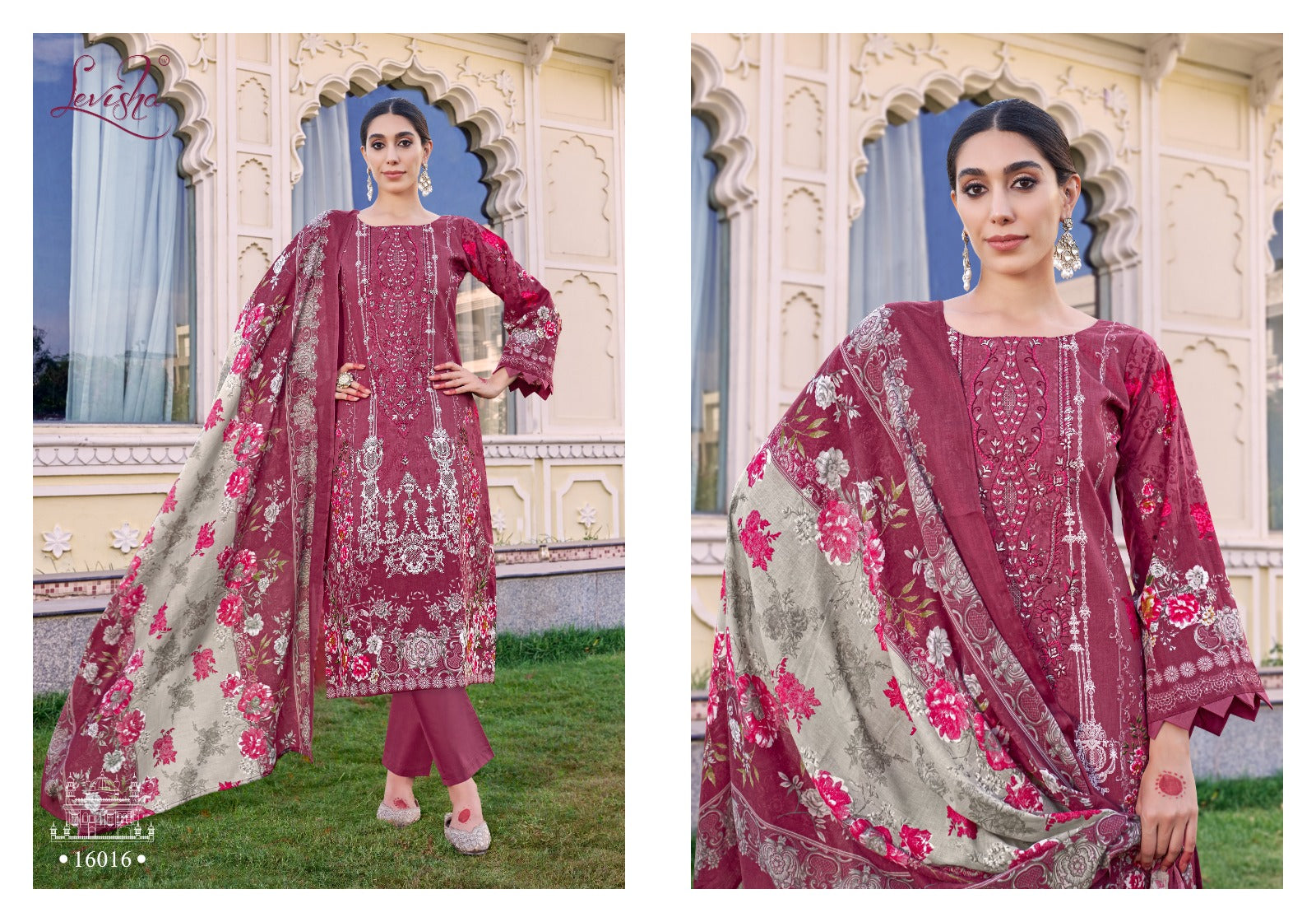 Naira Nx Vol 16 Levisha Cambric Cotton Karachi Salwar Suits Wholesale Price