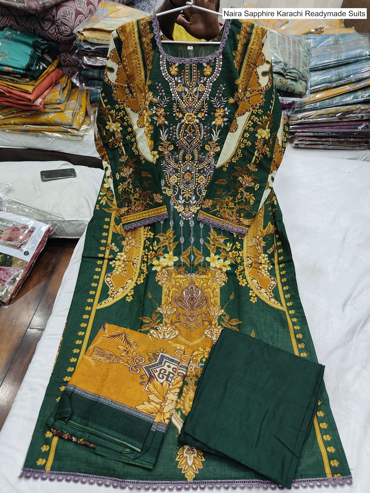 Naira Sapphire Cotton Karachi Readymade Suits Wholesale Rate