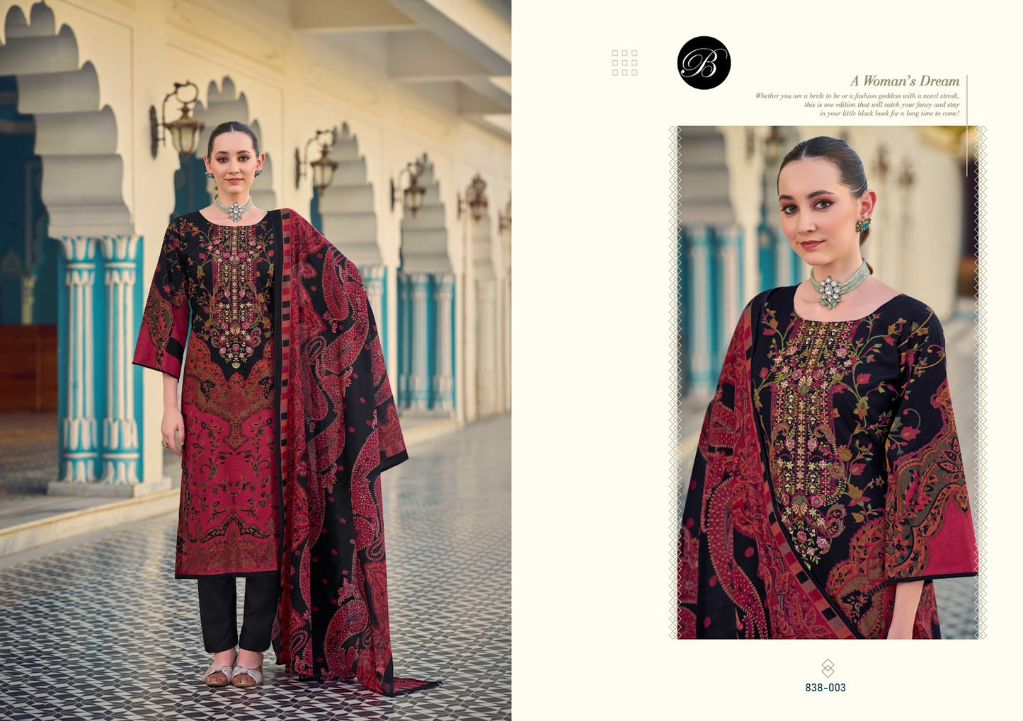 Naira Vol-104 Belliza Designer Studio Pure Cotton Karachi Readymade Suits Manufacturer Ahmedabad