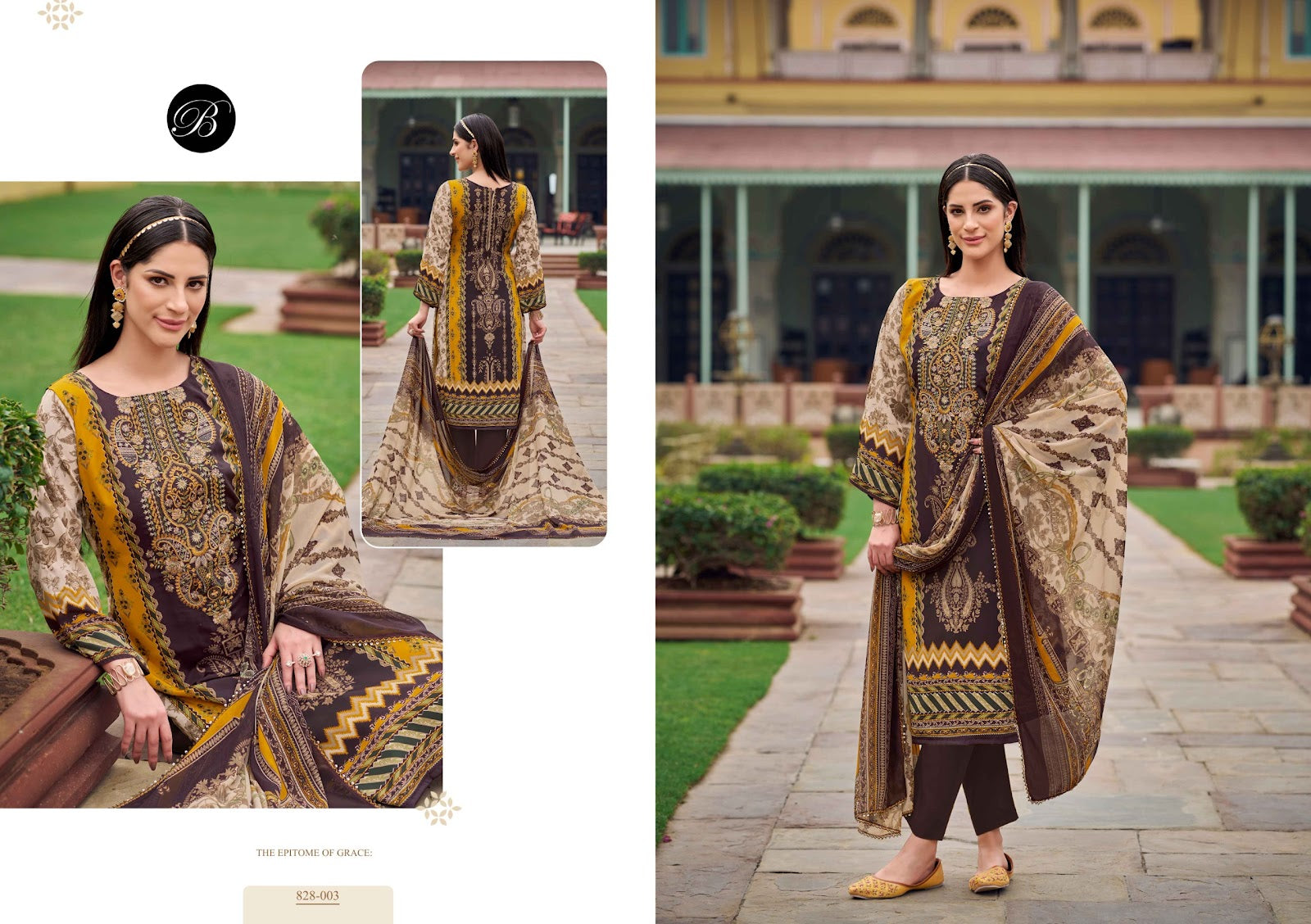 Naira Vol 101 Belliza Designer Studio Cotton Karachi Salwar Suits Exporter