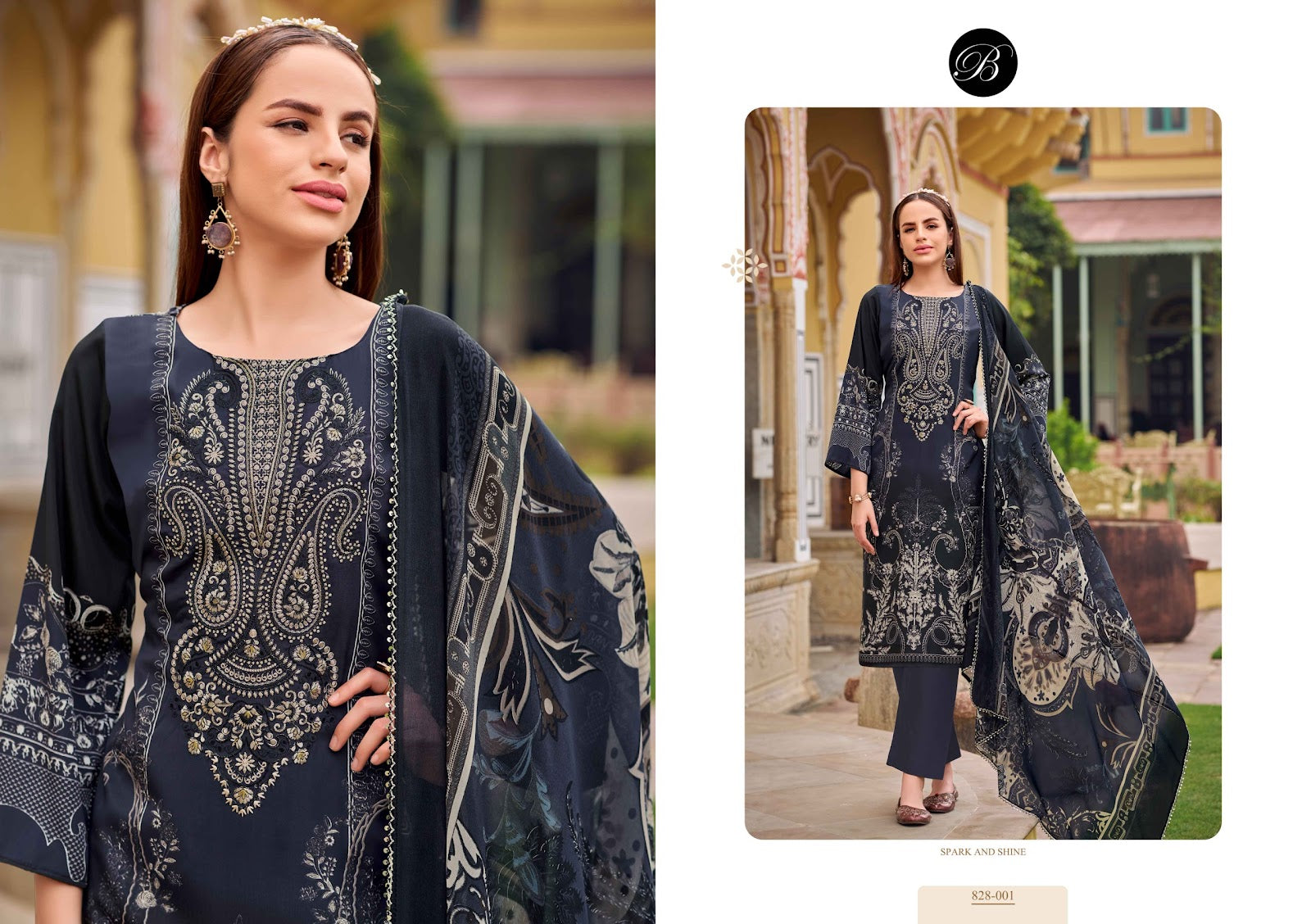 Naira Vol 101 Belliza Designer Studio Cotton Karachi Salwar Suits Exporter