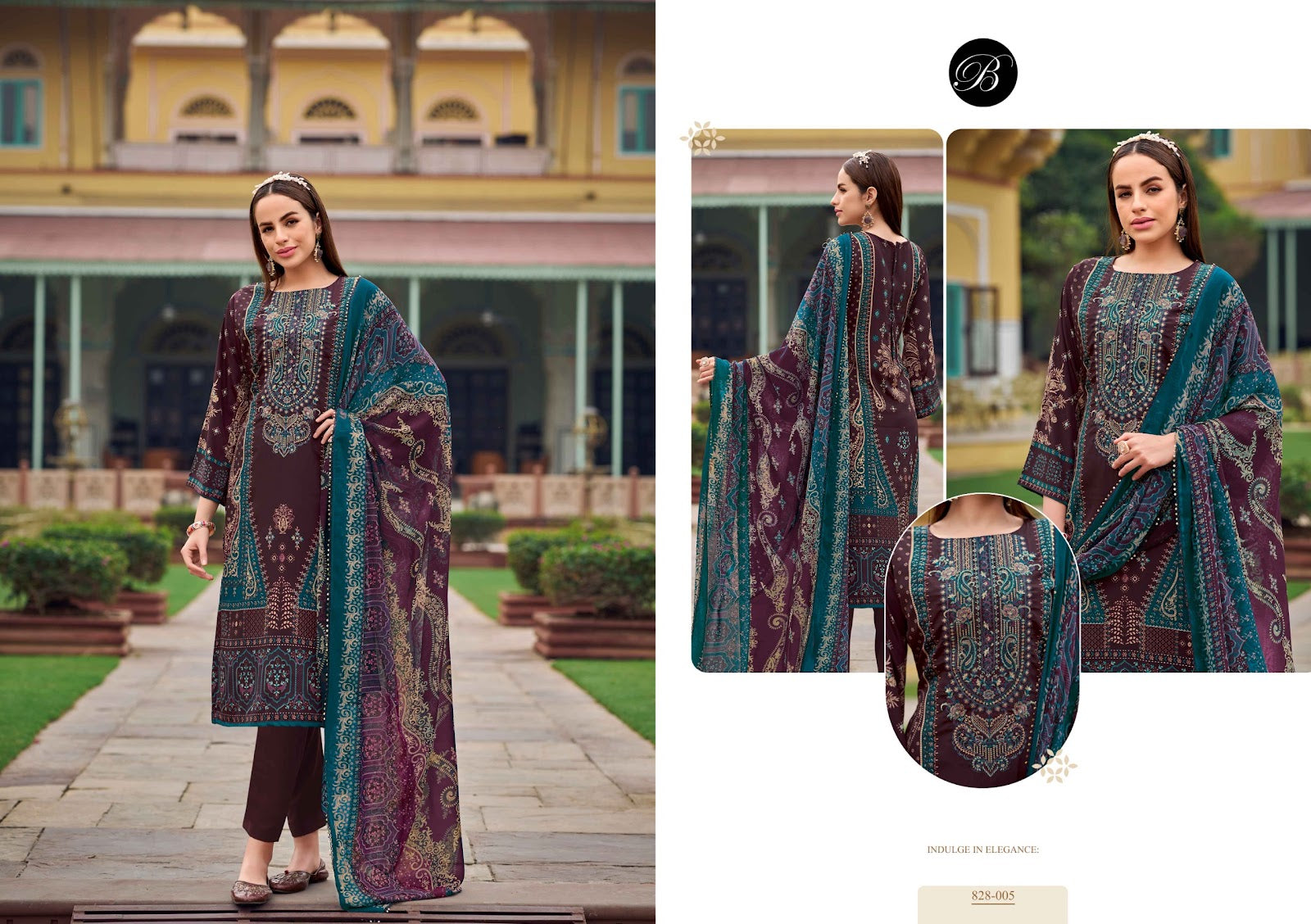 Naira Vol 101 Belliza Designer Studio Cotton Karachi Salwar Suits Exporter