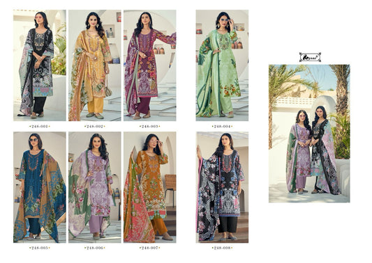 Naira Vol 101 Kesar Lawn Cotton Karachi Salwar Suits Wholesale Rate